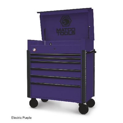 Jamestown Service Cart 773 Series Electric Purple With Black Trim