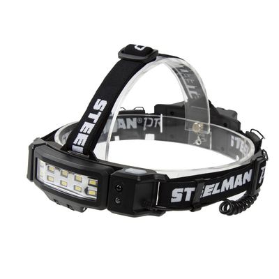 Steelman Pro LED Rechargeable 250 Lumen Slim Profile Jobsite Headlamp 78834 