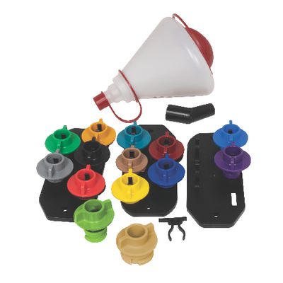 PETSOLA 12 Long Neck Oil Filler Funnel Multi Applications for Oil Lubricants and Fluids Spill Saver Gas Additives