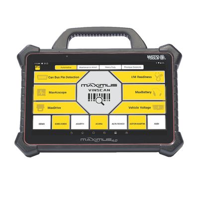 MAXIMUS 4.0 DIAGNOSTIC SCAN TOOL WITH PASSENGER CAR AND HEAVY-DUTY SOFTWARE | Matco Tools