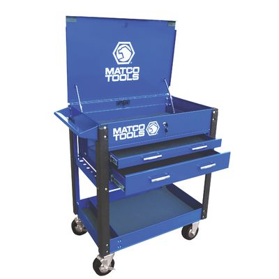 Two Drawer Service Cart Blue Msc2 Bl Matco Tools