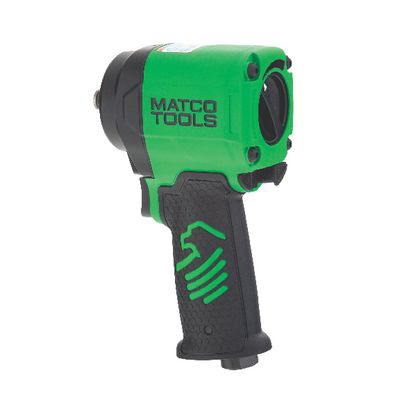 1/2" DRIVE STUBBY PNEUMATIC IMPACT WRENCH - GREEN | Matco Tools