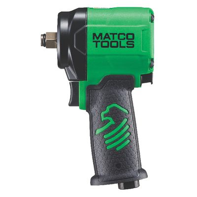 1/2" DRIVE STUBBY PNEUMATIC IMPACT WRENCH - GREEN | Matco Tools