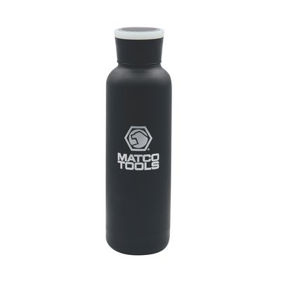 STAINLESS STEEL BOTTLE WITH BLUETOOTH SPEAKER - BLACK | Matco Tools