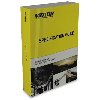 SPECIFICATIONS GUIDE 26TH ED, (05-15) | Matco Tools