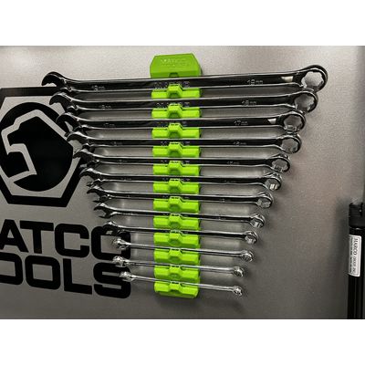 12 SLOT MAGNETIC WRENCH RACK - GREEN | Matco Tools