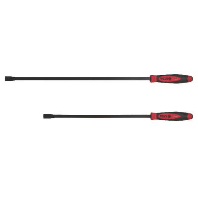 2 PIECE STRAIGHT AND CURVED TIP PRY BAR SET - RED | Matco Tools