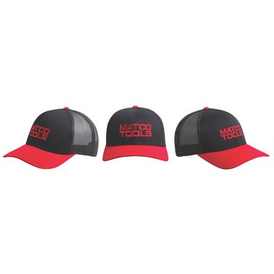 BLACK/RED TRUCKER HAT | Matco Tools