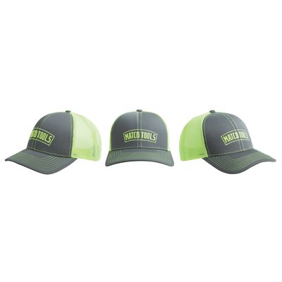 NEON GREEN/GRAPHITE TRUCKER HAT | Matco Tools