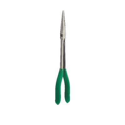 11" EXTRA LONG STRIAGHT NEEDLE NOSE PLIER - GREEN | Matco Tools