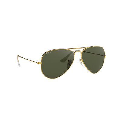 RAYBAN® AVIATOR CLASSIC GOLD WITH GREEN LENSES RB3025L0205 | Matco Tools