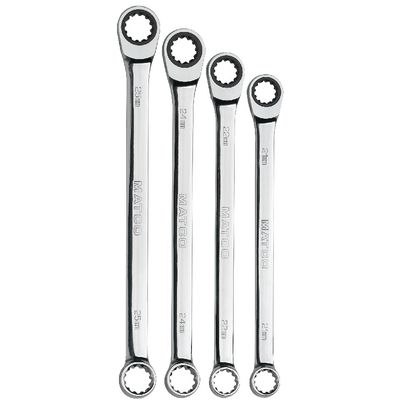 4 PIECE 90 TOOTH RATCHETING DOUBLE BOX METRIC  SET | Matco Tools
