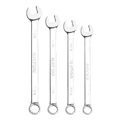 4 PIECE LONG SAE COMBINATION WRENCH SET | Matco Tools