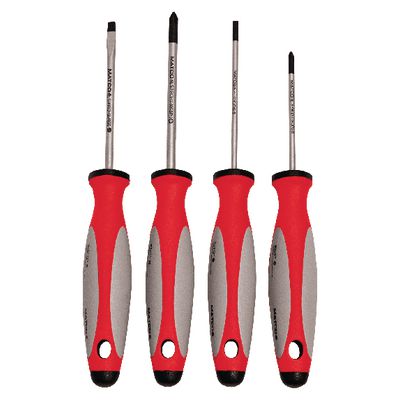4 PIECE TOP TORQUE II™ RED PRECISION SCREWDRIVER SET | Matco Tools