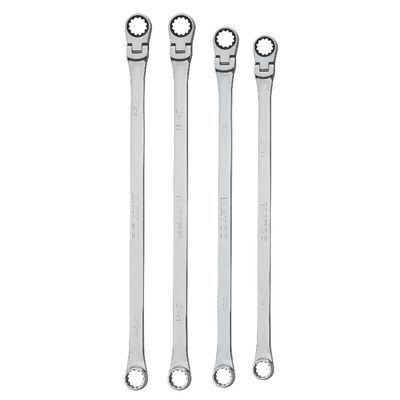4 PIECE 0°  FLEX RATCHETING EXTRA LONG WRENCH SET | Matco Tools