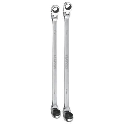 2 PIECE EXTRA LONG DOUBLE BOX FLEX HEAD RATCHETING WRENCH SET | Matco Tools
