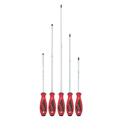 5 PIECE TOP TORQUE II XL SCREWDRIVER SET - RED | Matco Tools