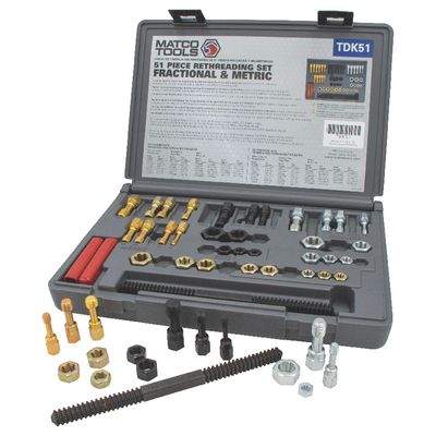 51 Piece Rethreading Tap Die Set Tdk51 Matco Tools