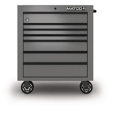 35" x 25" SINGLE-BAY 2s SERIES TOOLBOX (THUNDERSTORM GRAY/BLACK)