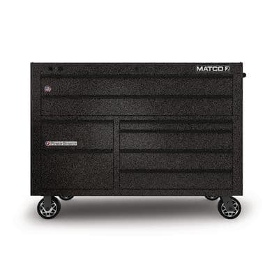 55" x 25" DOUBLE-BAY 2s SERIES TOOLBOX (TOUGH BALLISTIC BLACK/BLACK)