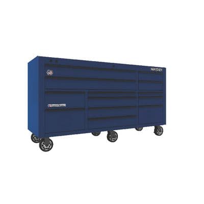 75" x 25" TRIPLE-BAY 2s SERIES TOOLBOX (SAPPHIRE BLUE/BLACK)