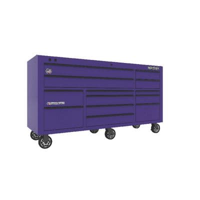 75" x 25" TRIPLE-BAY 2s SERIES TOOLBOX (ELECTRIC PURPLE/BLACK)