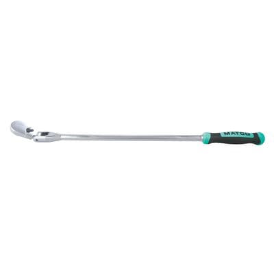 1/2" DRIVE 27-3/8" EIGHTY8 TOOTH LOCKING FLEX RATCHET WITH ERGO HANDLE - TEAL