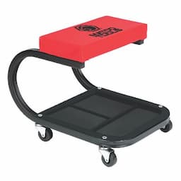 PADDED MECHANIC'S SEAT WITH PLASTIC PAN